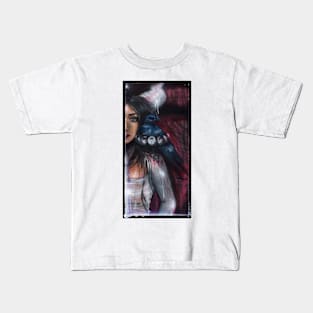 Horned Goddess Kids T-Shirt